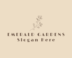 Floral Wellness Business logo design