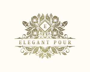 Floral Wedding Garden logo design