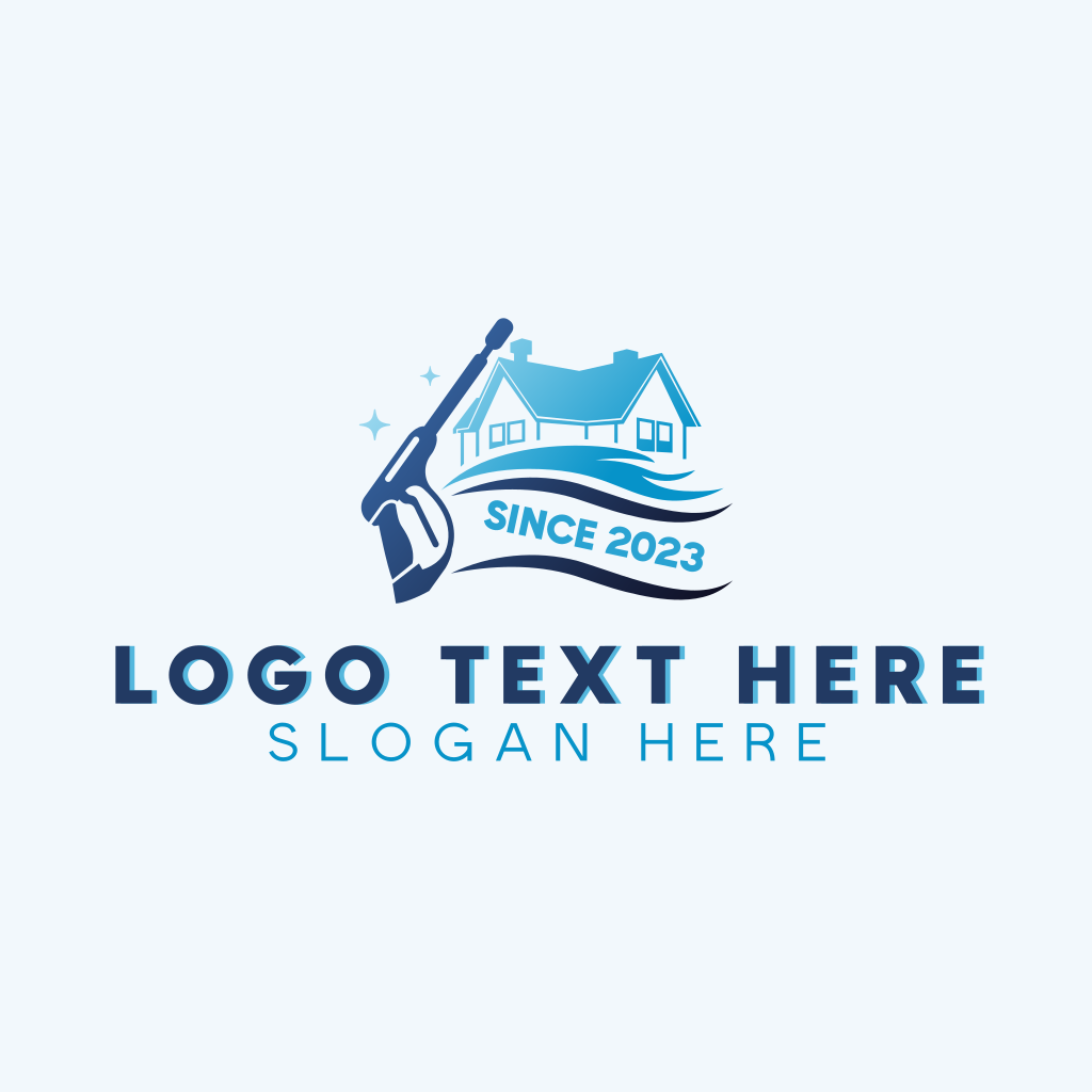 Clean House Pressure Washing Logo | BrandCrowd Logo Maker