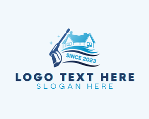 House - Clean House Pressure Washing logo design