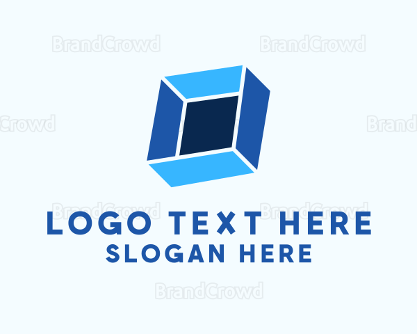 Geometric Container Box Logo