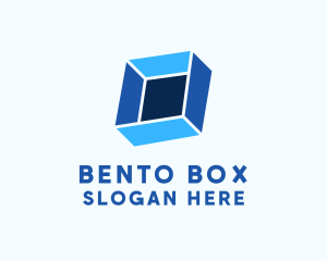 Geometric Box Package logo design