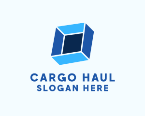 Geometric Box Package logo design