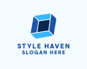 Shipping - Geometric Container Box logo design