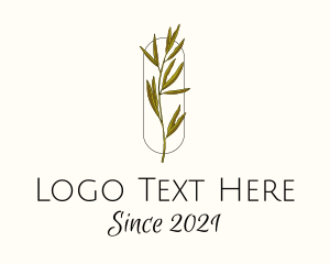 Teahouse - Tea Tree Autumn Leaves logo design