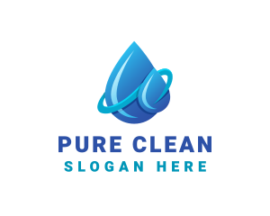 Sterilize - Blue Clean Water logo design