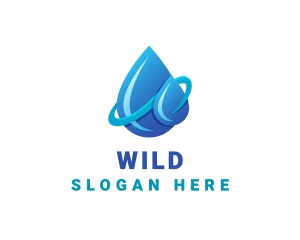 Disinfectant - Blue Clean Water logo design