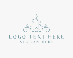 Organic - Advent Candle Decoration logo design