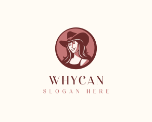Cowgirl Western Hat  Logo