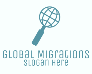Blue Global Search logo design
