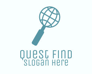 Seek - Blue Global Search logo design