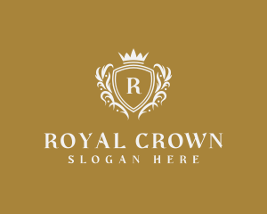 Royal Crown Crest logo design