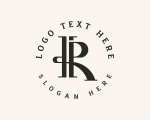 Stylish Business Letter IR Logo
