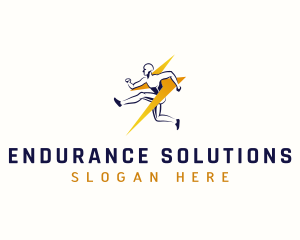 Endurance - Marathon Fitness Runner logo design