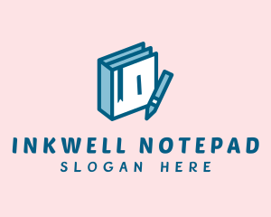 Notepad - Pen Book Publisher logo design