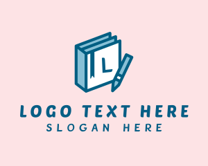 Notebook - Pen Book Publisher logo design