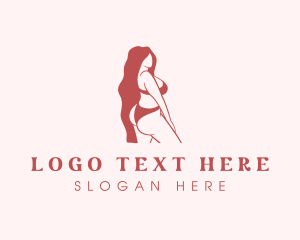 Bikini - Sexy Female Lingerie logo design
