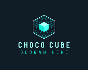  Cube Digital Coding  logo design