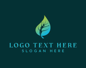 Organic - Beauty Leaf Wellness logo design
