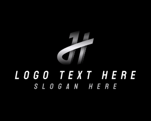 Modern Logistics Industrial Letter H Logo