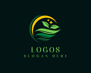 Field - Organic Farm Seedling logo design