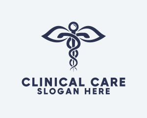 Clinical - Medical Health Caduceus logo design