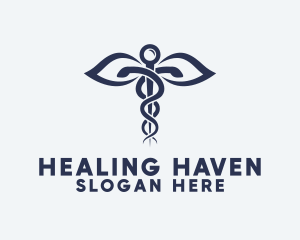 Treatment - Medical Health Caduceus logo design