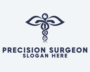 Surgeon - Medical Health Caduceus logo design