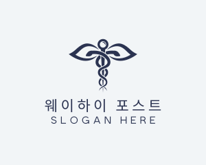 Medical Health Caduceus logo design