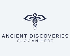 Medical Health Caduceus logo design