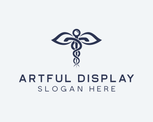 Medical Health Caduceus logo design