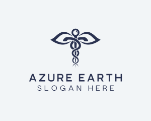 Medical Health Caduceus logo design