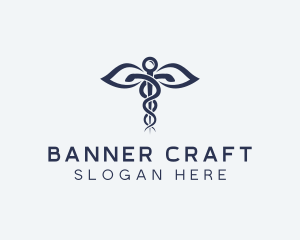 Medical Health Caduceus logo design