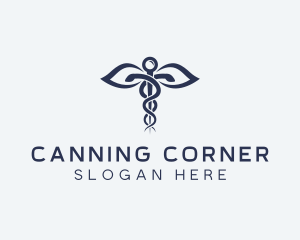 Medical Health Caduceus logo design