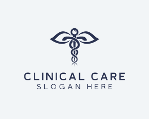 Medical Health Caduceus logo design