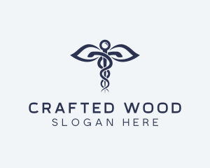 Medical Health Caduceus logo design