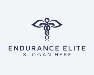 Medical Health Caduceus logo design