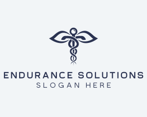 Medical Health Caduceus logo design