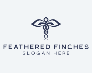 Medical Health Caduceus logo design