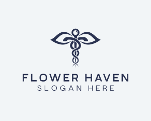 Medical Health Caduceus logo design