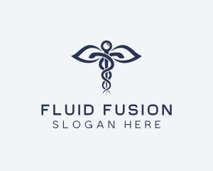 Medical Health Caduceus logo design