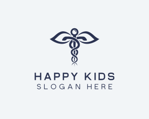 Medical Health Caduceus logo design