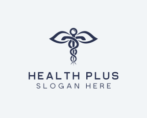 Medical Health Caduceus logo design