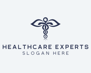 Medical Health Caduceus logo design