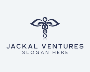 Medical Health Caduceus logo design