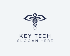 Medical Health Caduceus logo design