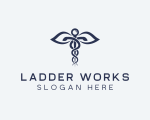 Medical Health Caduceus logo design