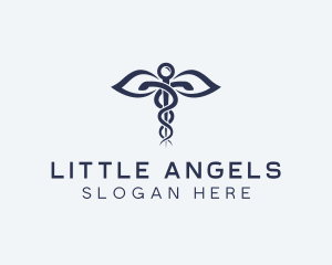 Medical Health Caduceus logo design