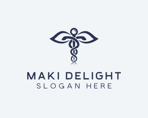 Medical Health Caduceus logo design