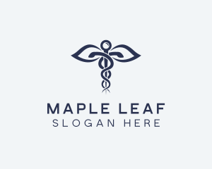 Medical Health Caduceus logo design